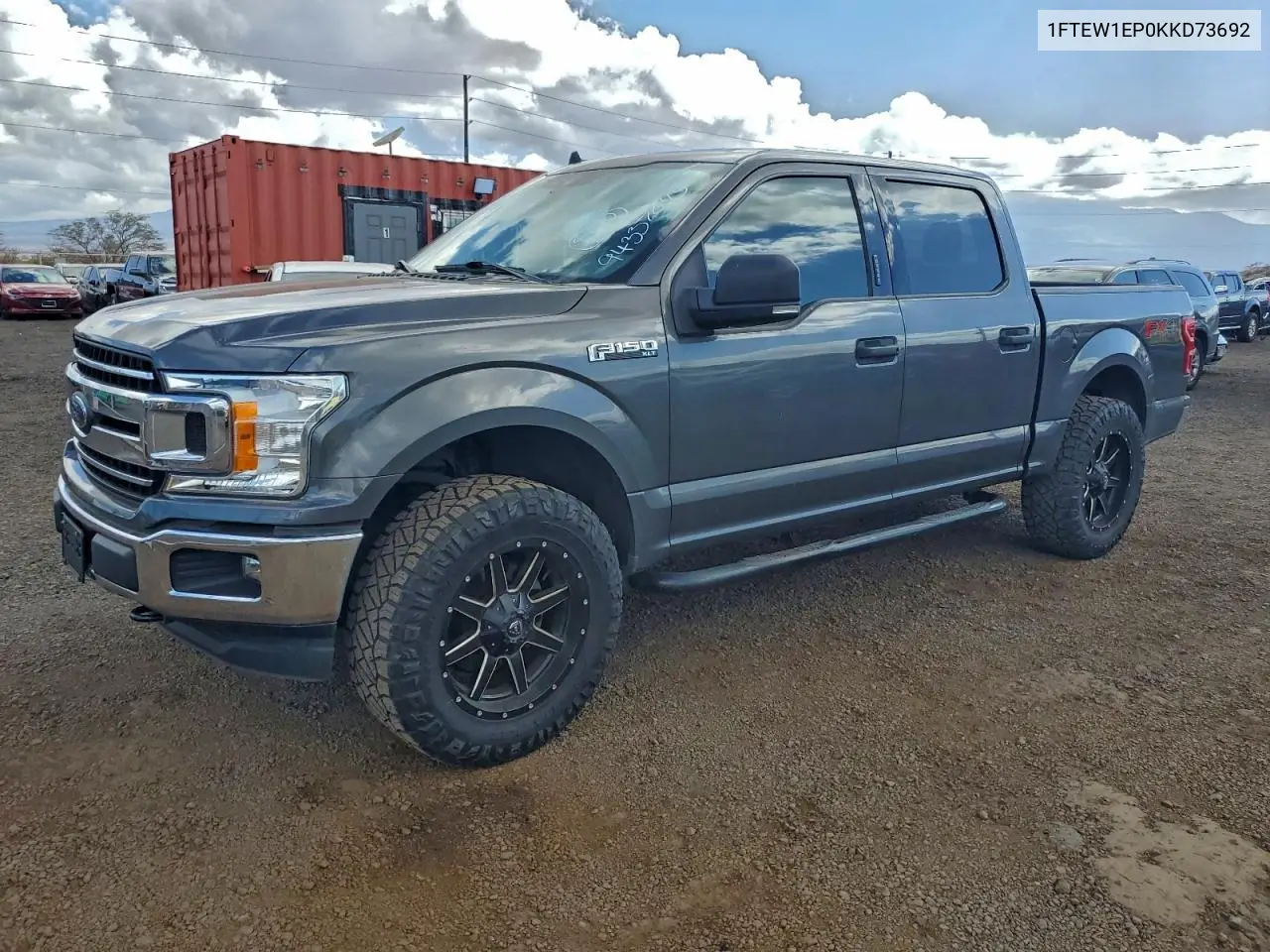 1FTEW1EP0KKD73692 2019 Ford F150 Supercrew