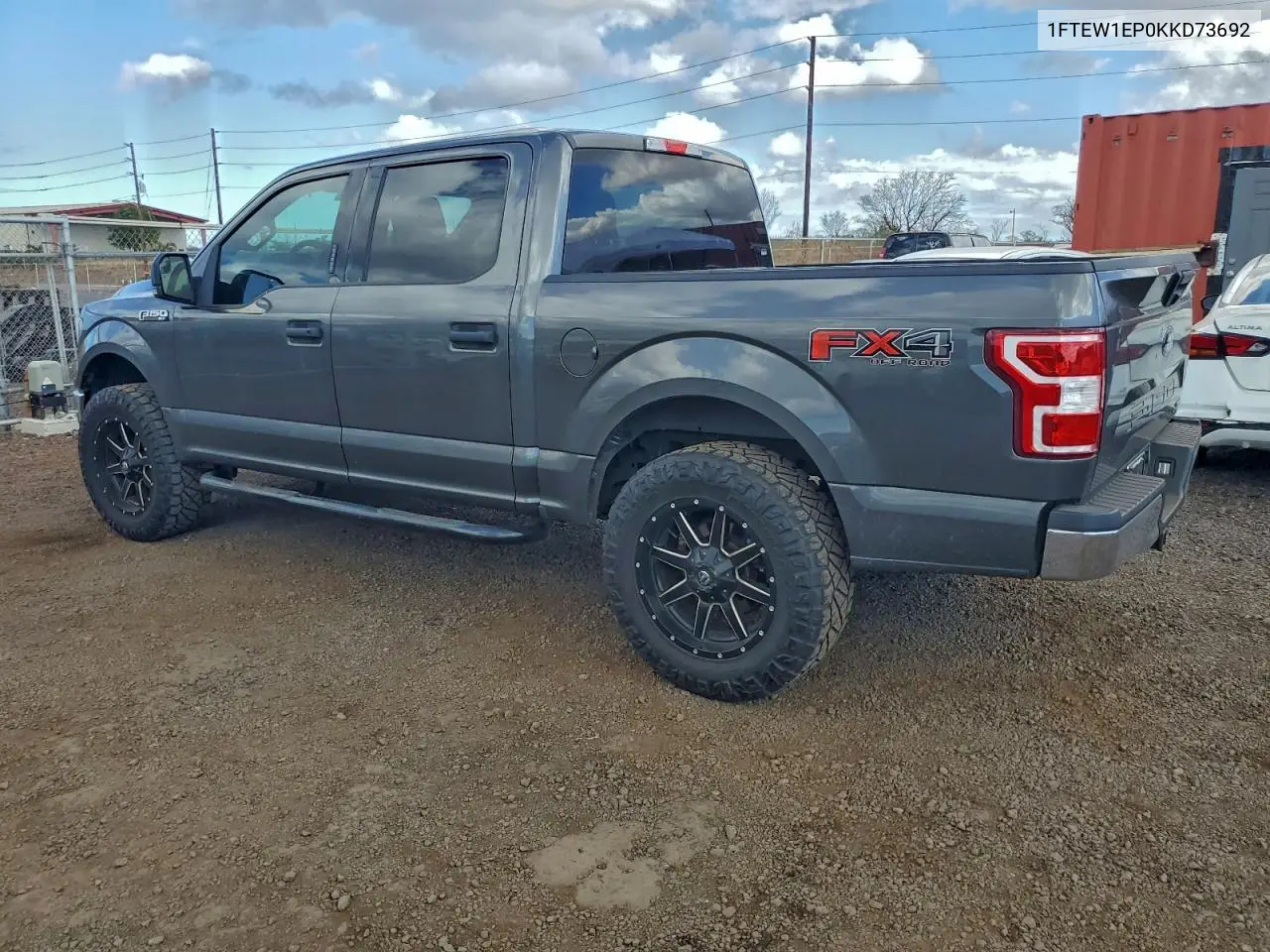 1FTEW1EP0KKD73692 2019 Ford F150 Supercrew