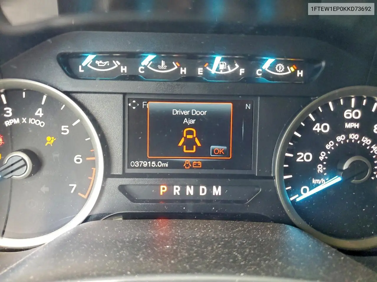 1FTEW1EP0KKD73692 2019 Ford F150 Supercrew
