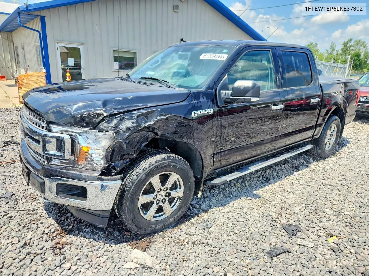2020 Ford F150 Supercrew VIN: 1FTEW1EP6LKE37302 Lot: 61289346