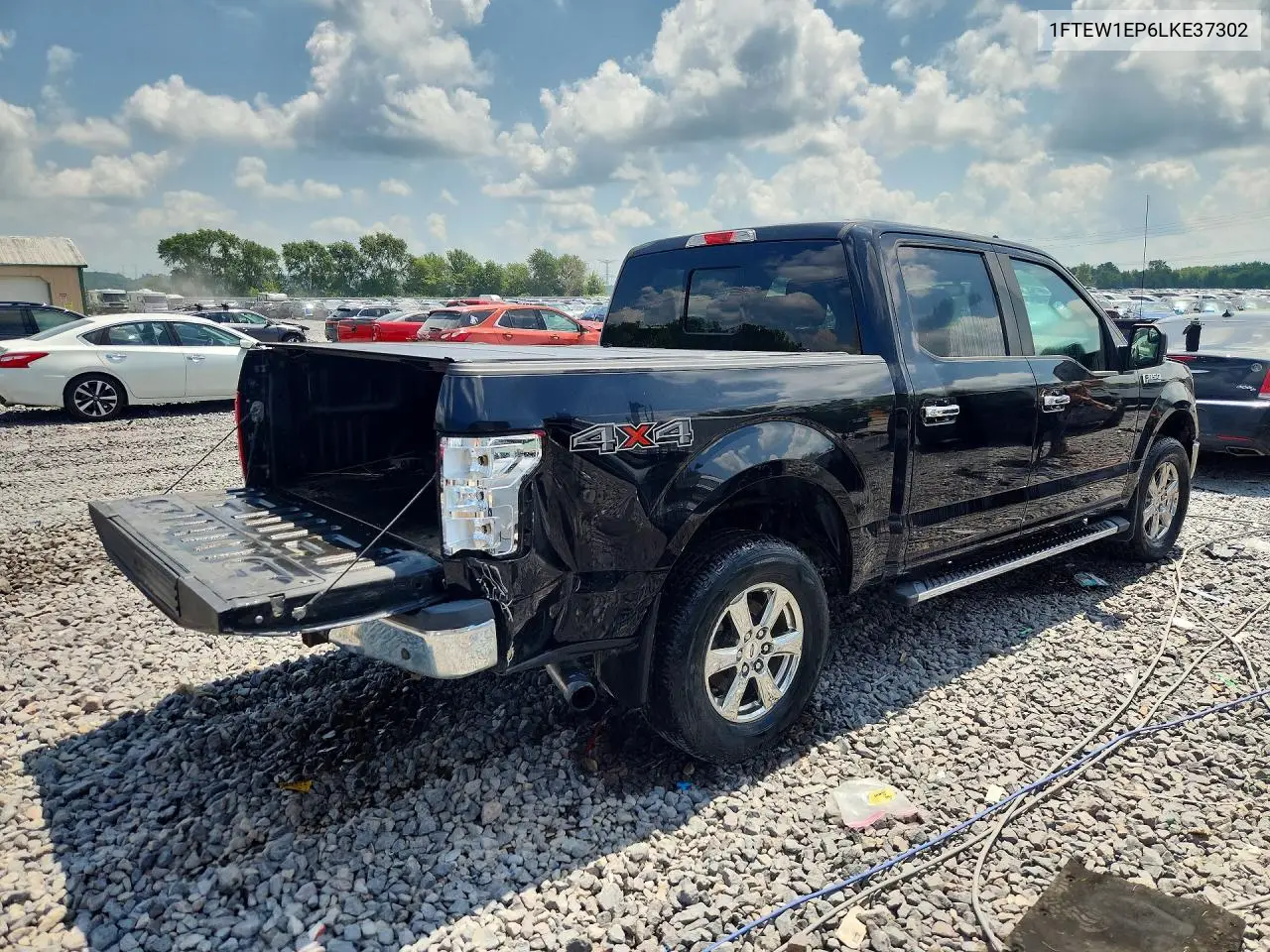 2020 Ford F150 Supercrew VIN: 1FTEW1EP6LKE37302 Lot: 61289346