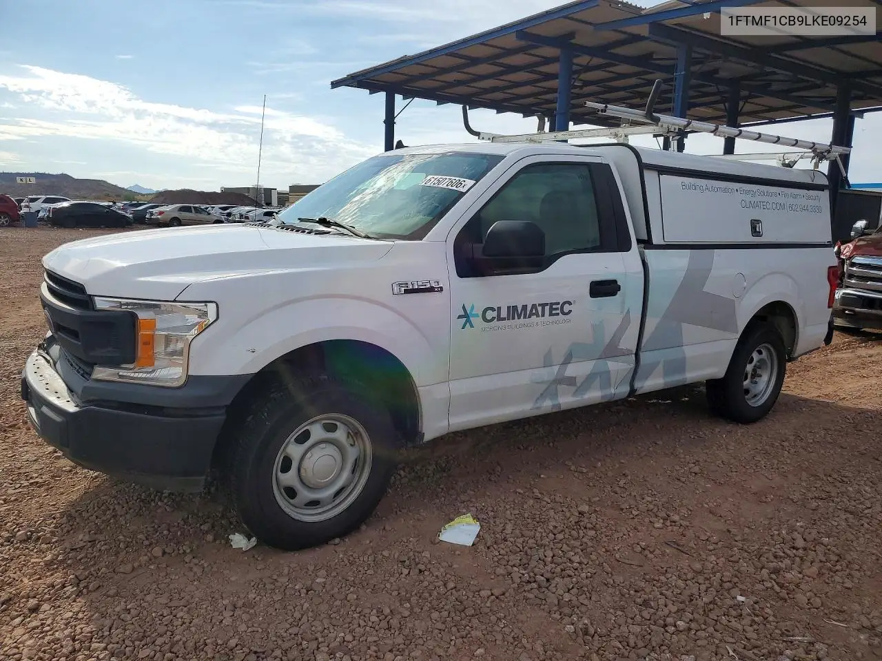 2020 Ford F150 VIN: 1FTMF1CB9LKE09254 Lot: 61507606