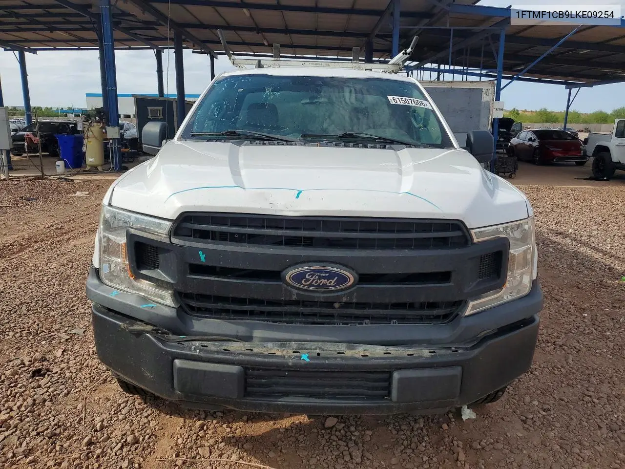 2020 Ford F150 VIN: 1FTMF1CB9LKE09254 Lot: 61507606