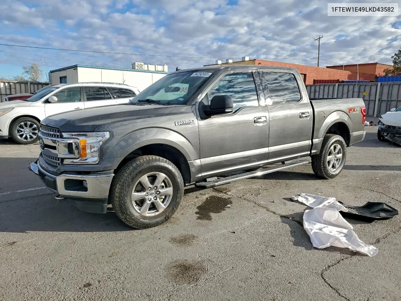 1FTEW1E49LKD43582 2020 Ford F150 Supercrew