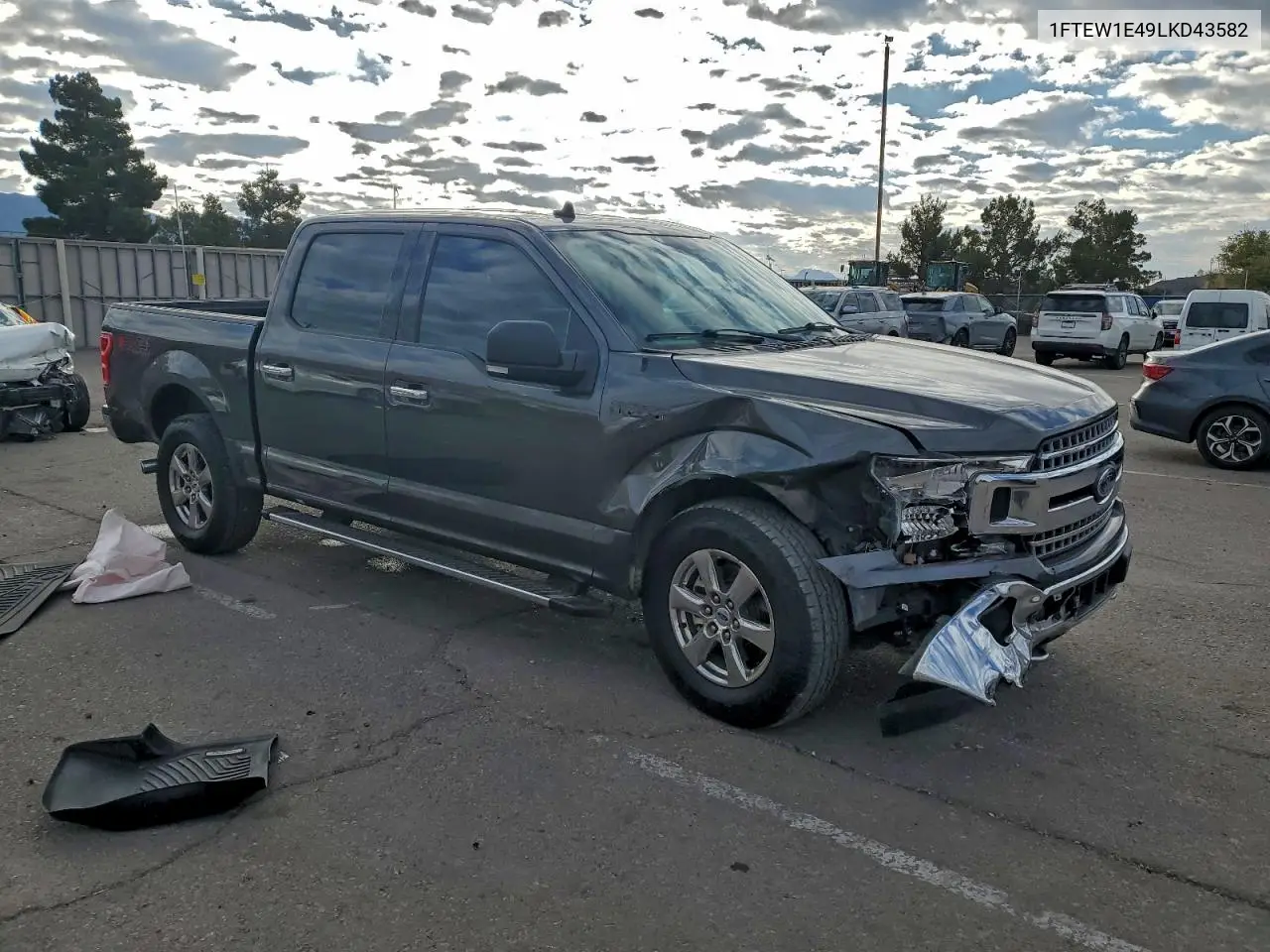 1FTEW1E49LKD43582 2020 Ford F150 Supercrew