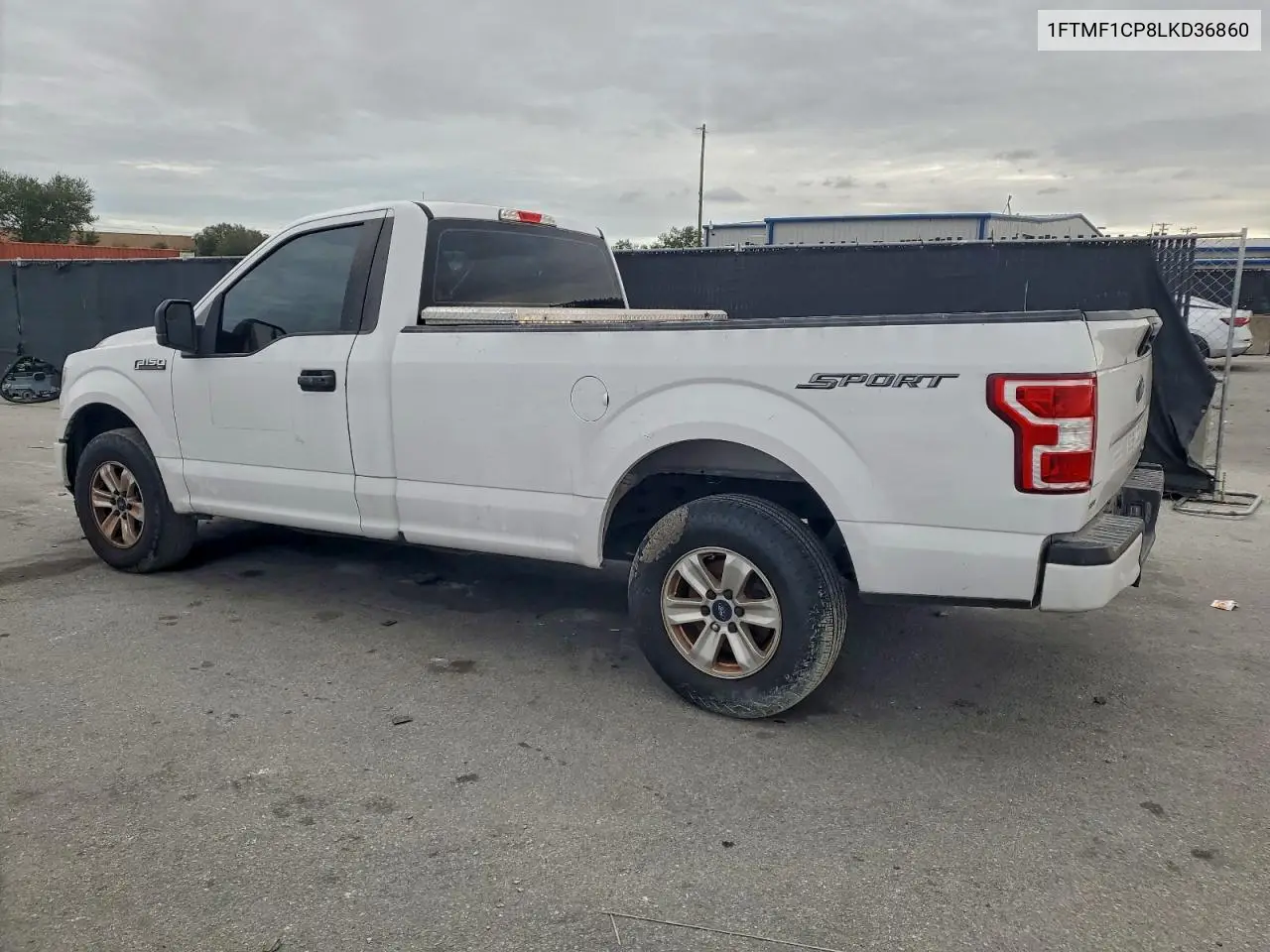 1FTMF1CP8LKD36860 2020 Ford F150 Xl 2Wd V6 Reg Cab 2.7L Xl