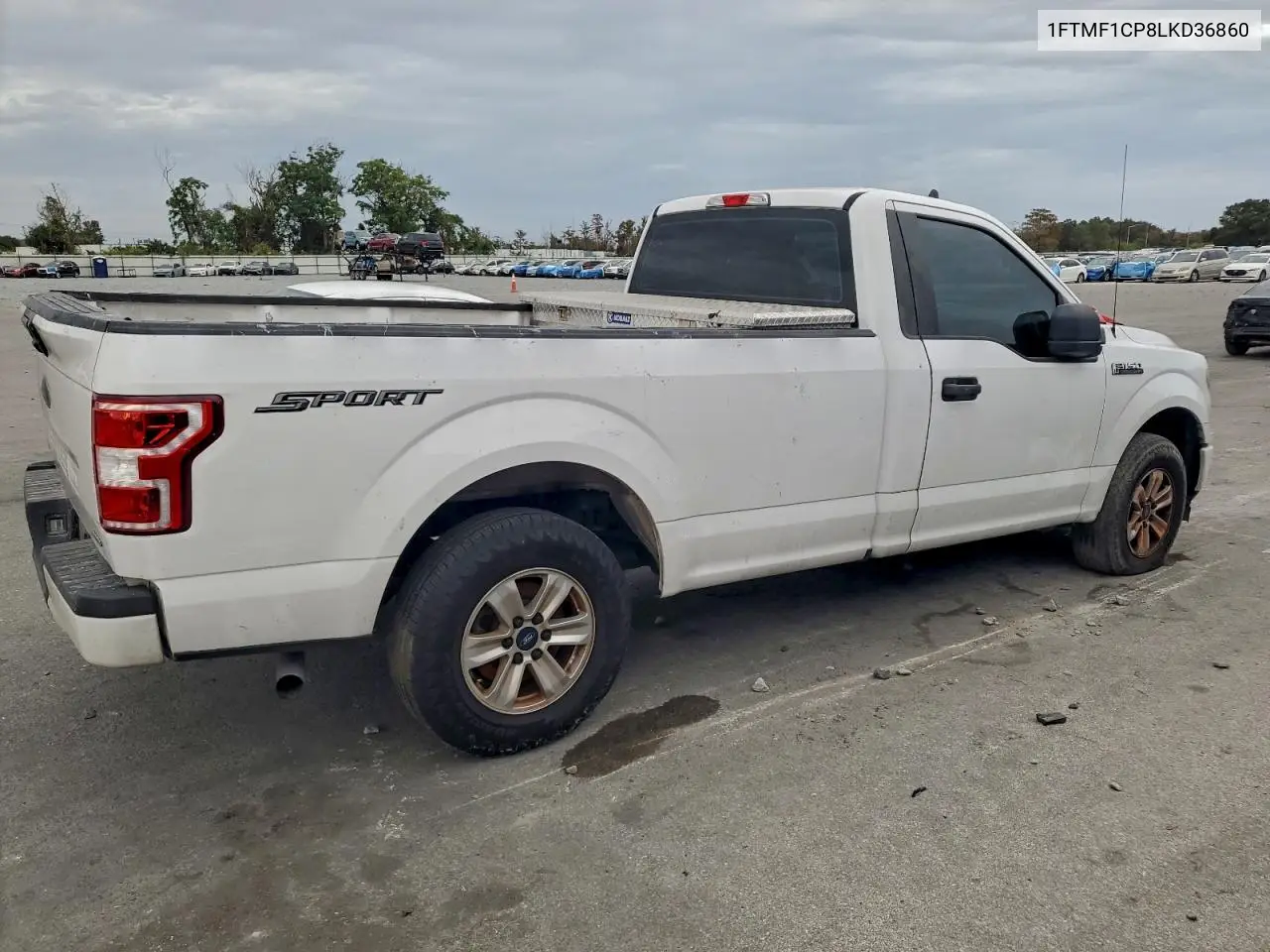 1FTMF1CP8LKD36860 2020 Ford F150 Xl 2Wd V6 Reg Cab 2.7L Xl