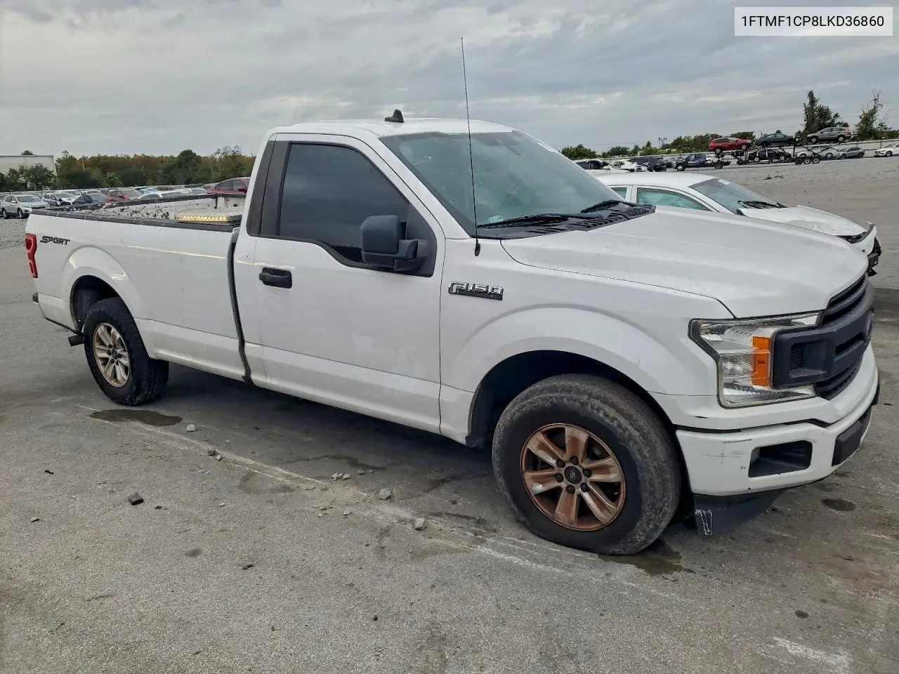1FTMF1CP8LKD36860 2020 Ford F150 Xl 2Wd V6 Reg Cab 2.7L Xl