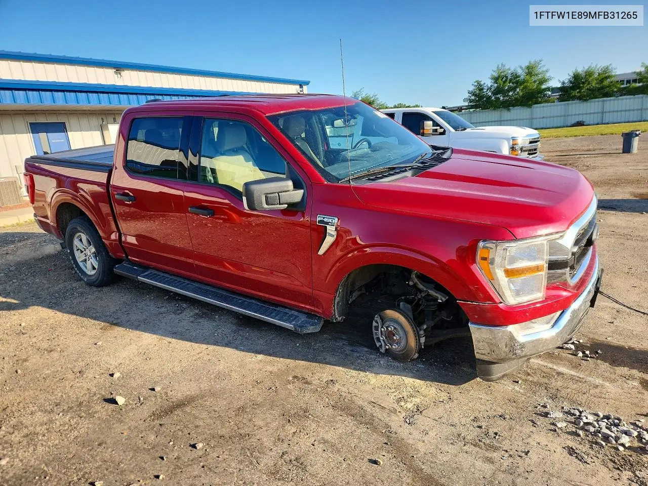 2021 Ford F150 Supercrew VIN: 1FTFW1E89MFB31265 Lot: 61795116
