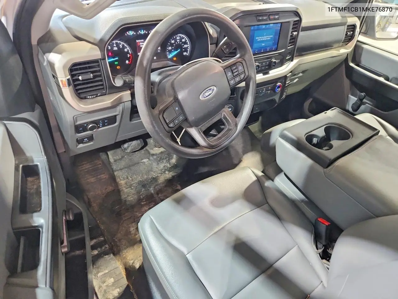 2021 Ford F150 VIN: 1FTMF1CB1MKE76870 Lot: 61984876