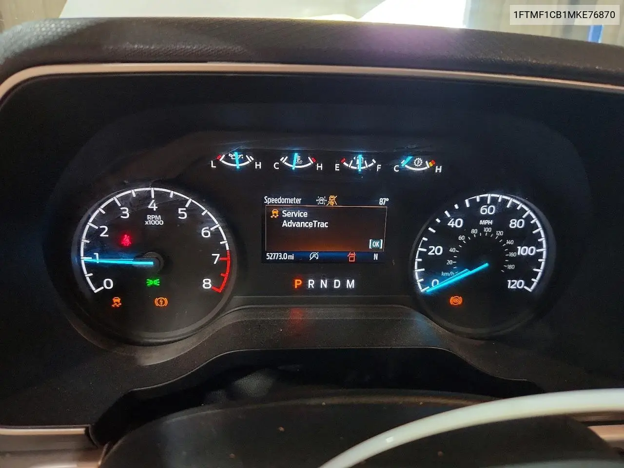 2021 Ford F150 VIN: 1FTMF1CB1MKE76870 Lot: 61984876