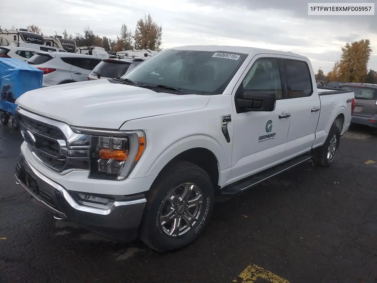 1FTFW1E8XMFD05957 2021 Ford F150 Supercrew