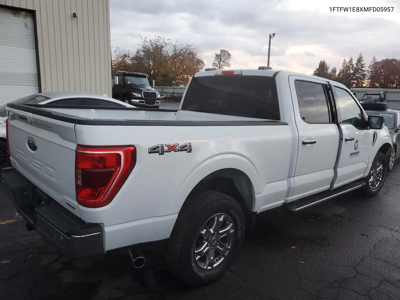 1FTFW1E8XMFD05957 2021 Ford F150 Supercrew