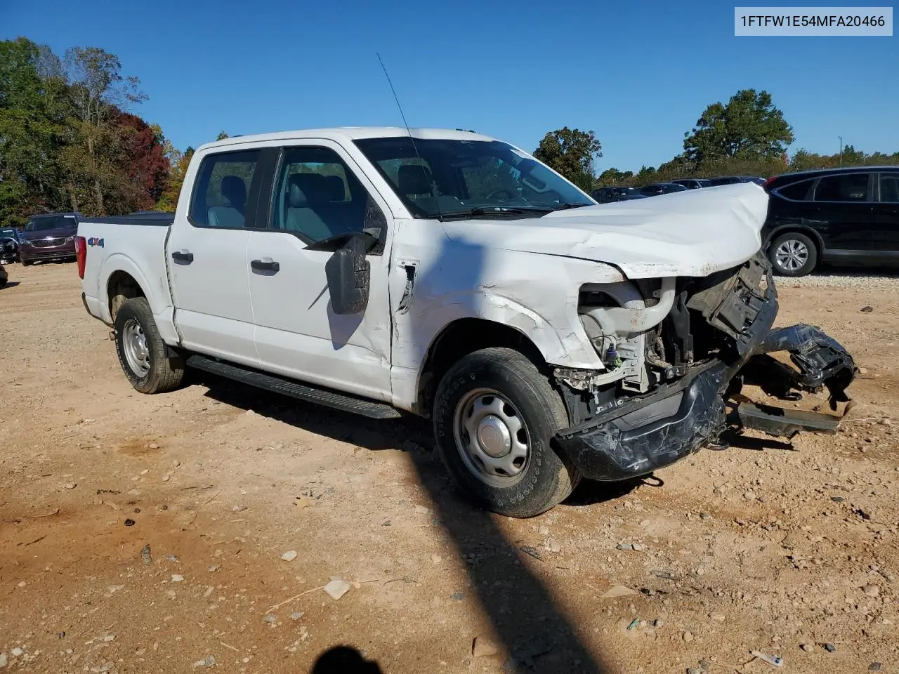 1FTFW1E54MFA20466 2021 Ford F150 Supercrew