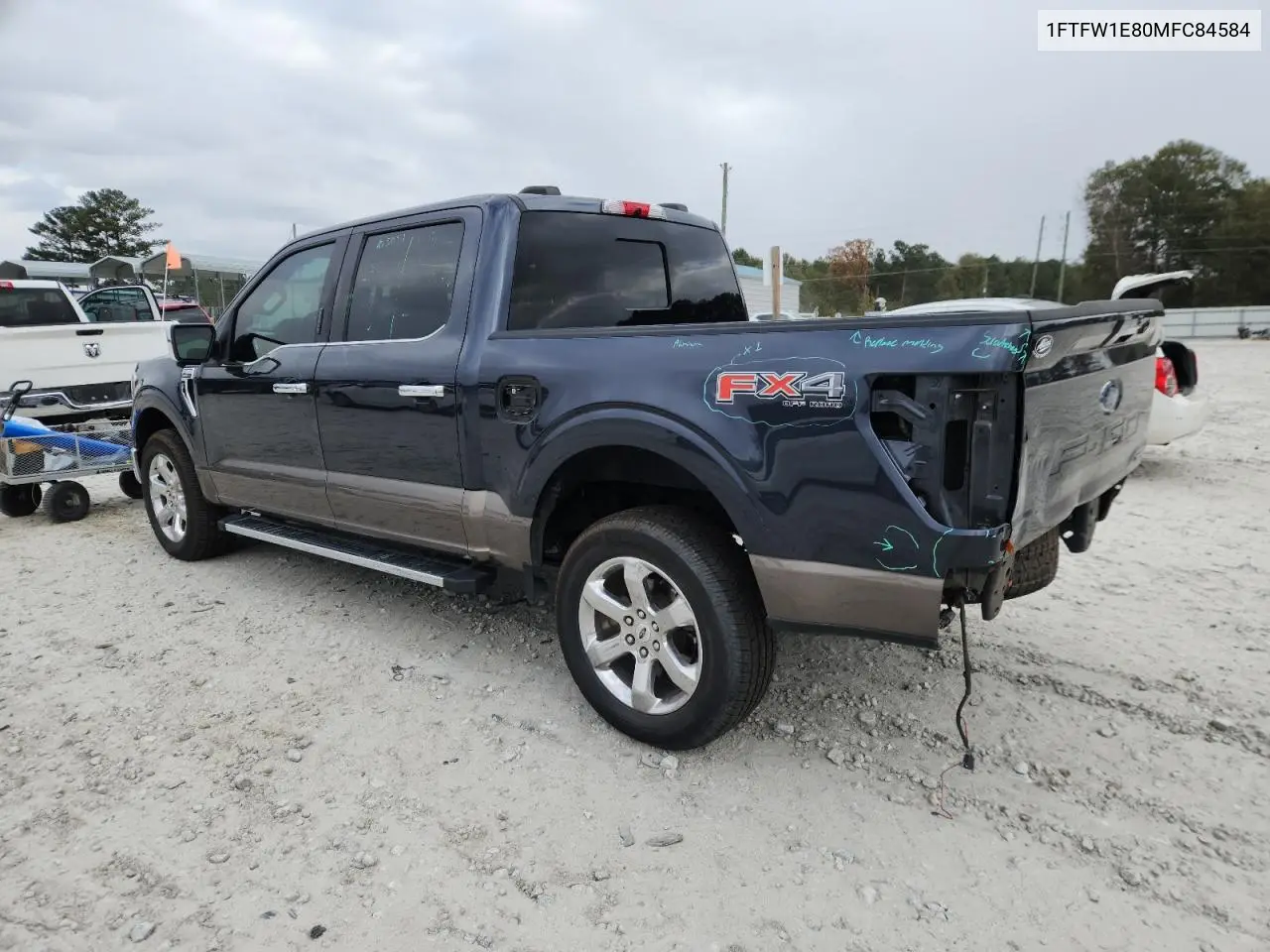 1FTFW1E80MFC84584 2021 Ford F150 Supercrew