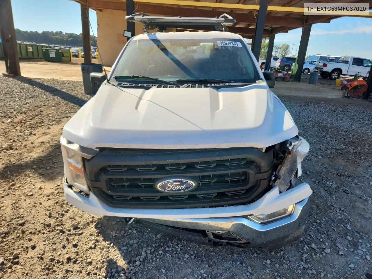 1FTEX1C53MFC37020 2021 Ford F150 Super Cab