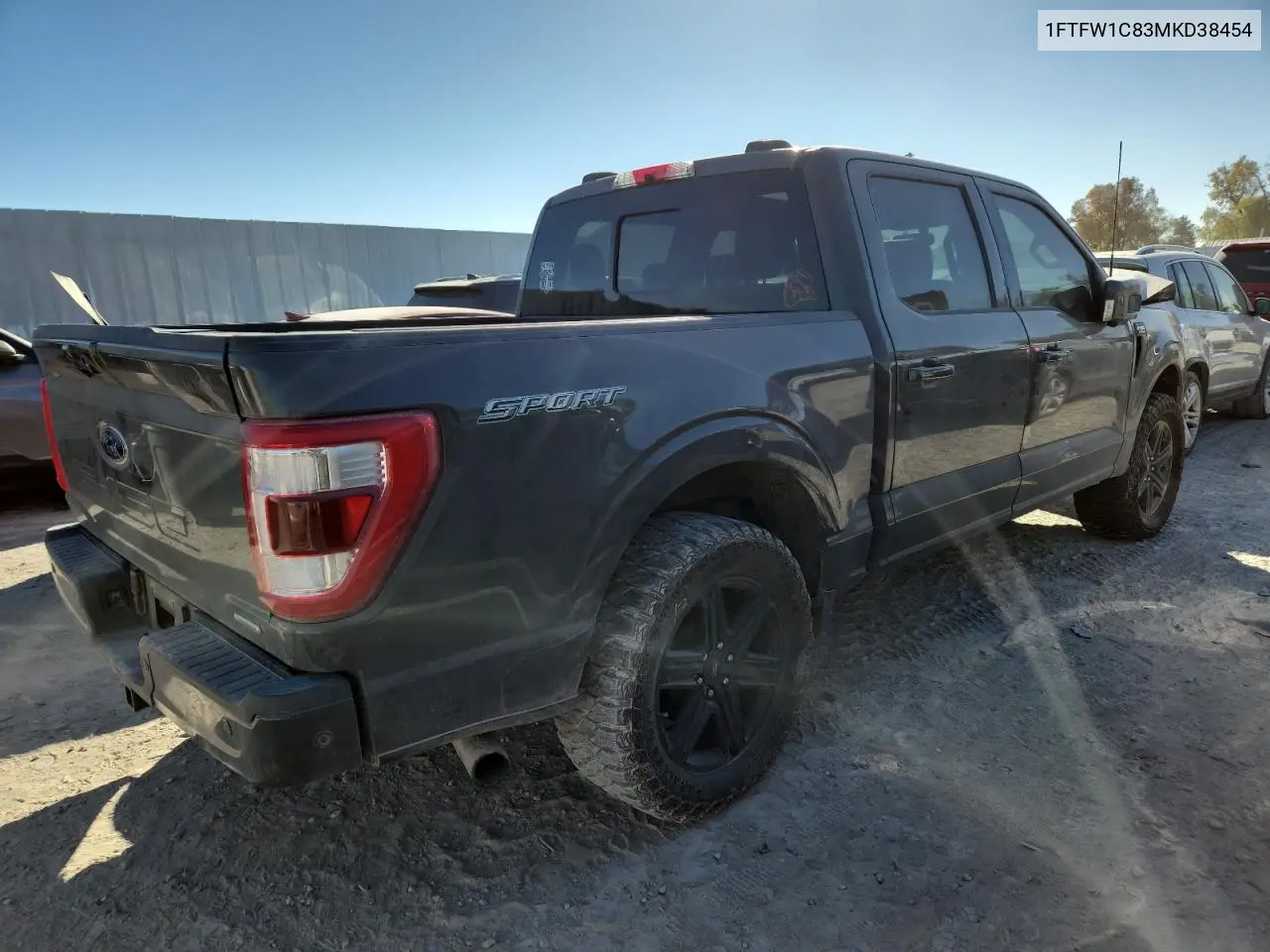1FTFW1C83MKD38454 2021 Ford F150 Supercrew