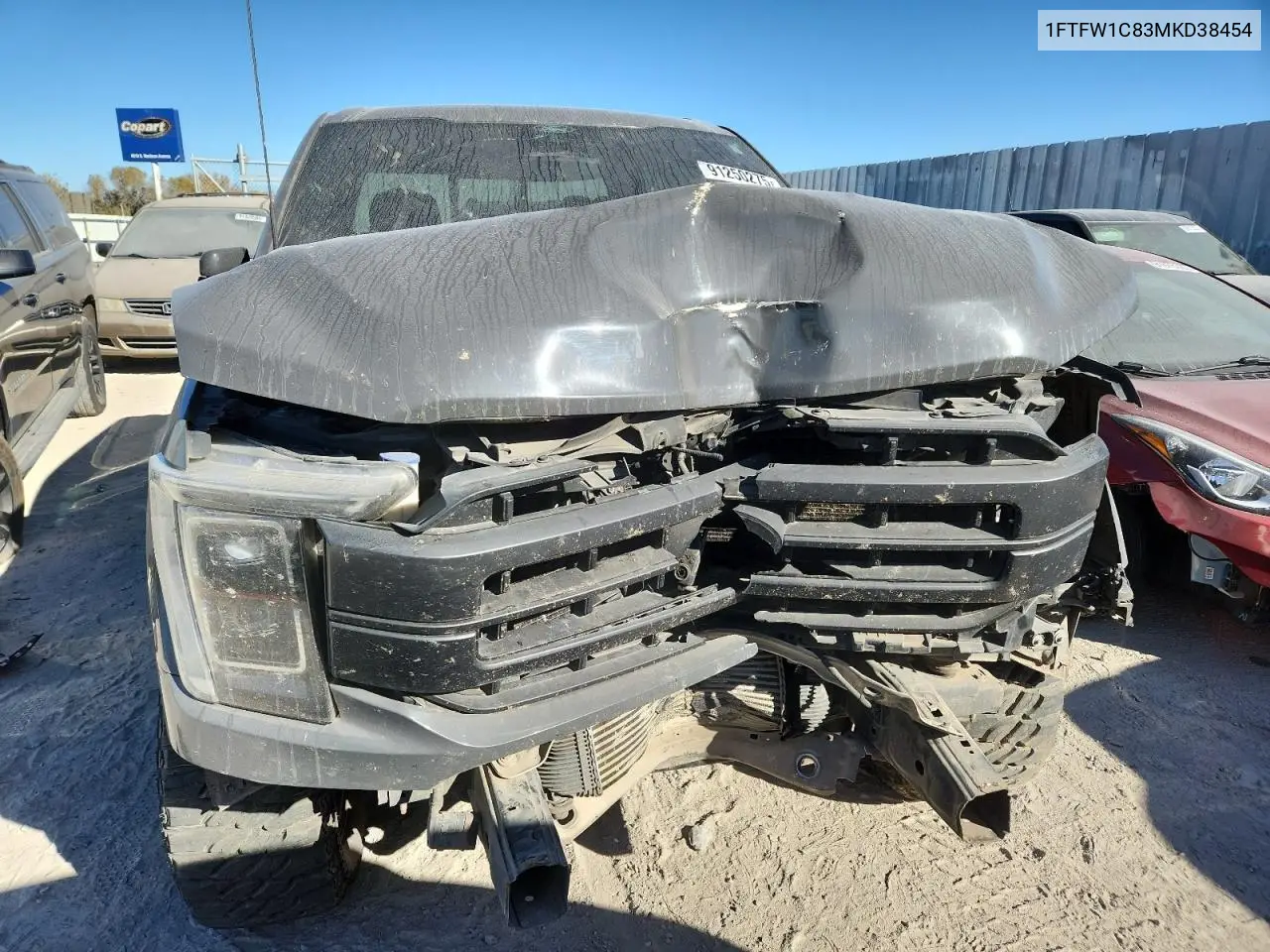 1FTFW1C83MKD38454 2021 Ford F150 Supercrew