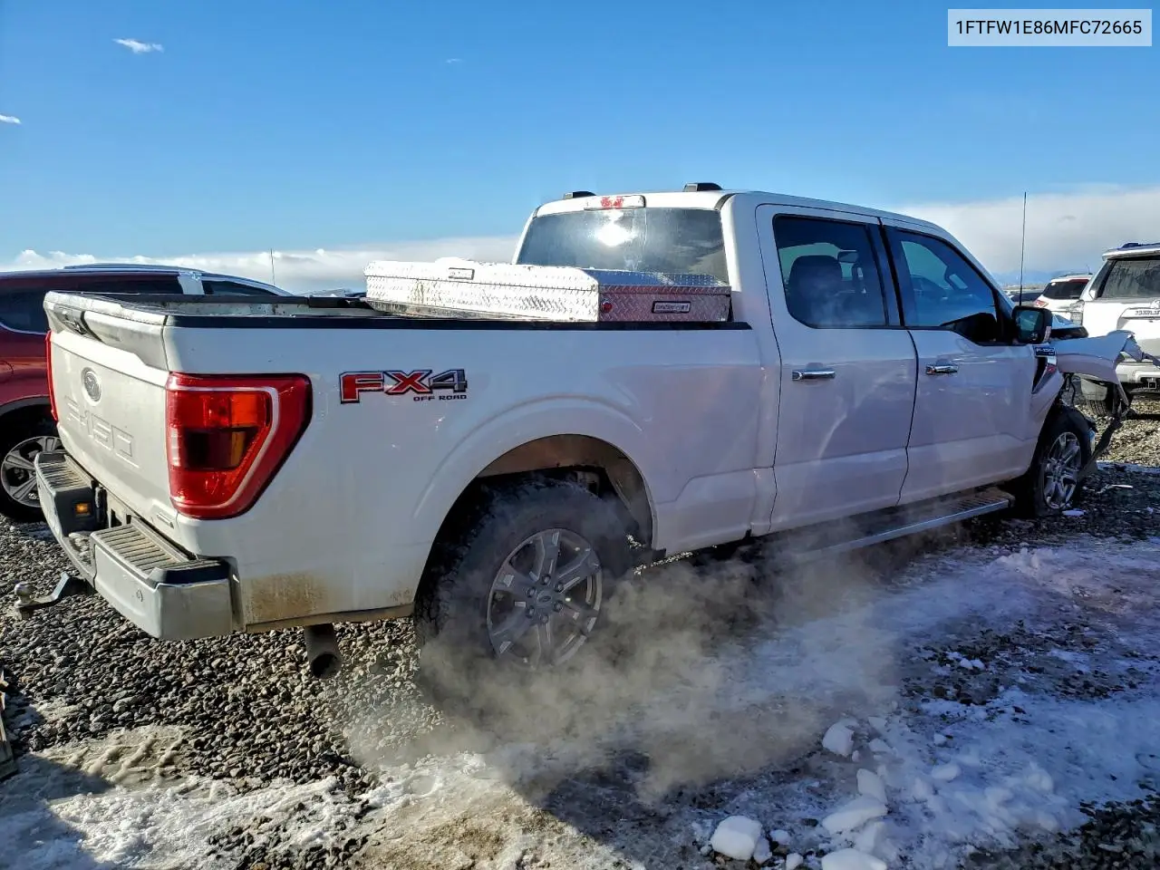 1FTFW1E86MFC72665 2021 Ford F150 Supercrew