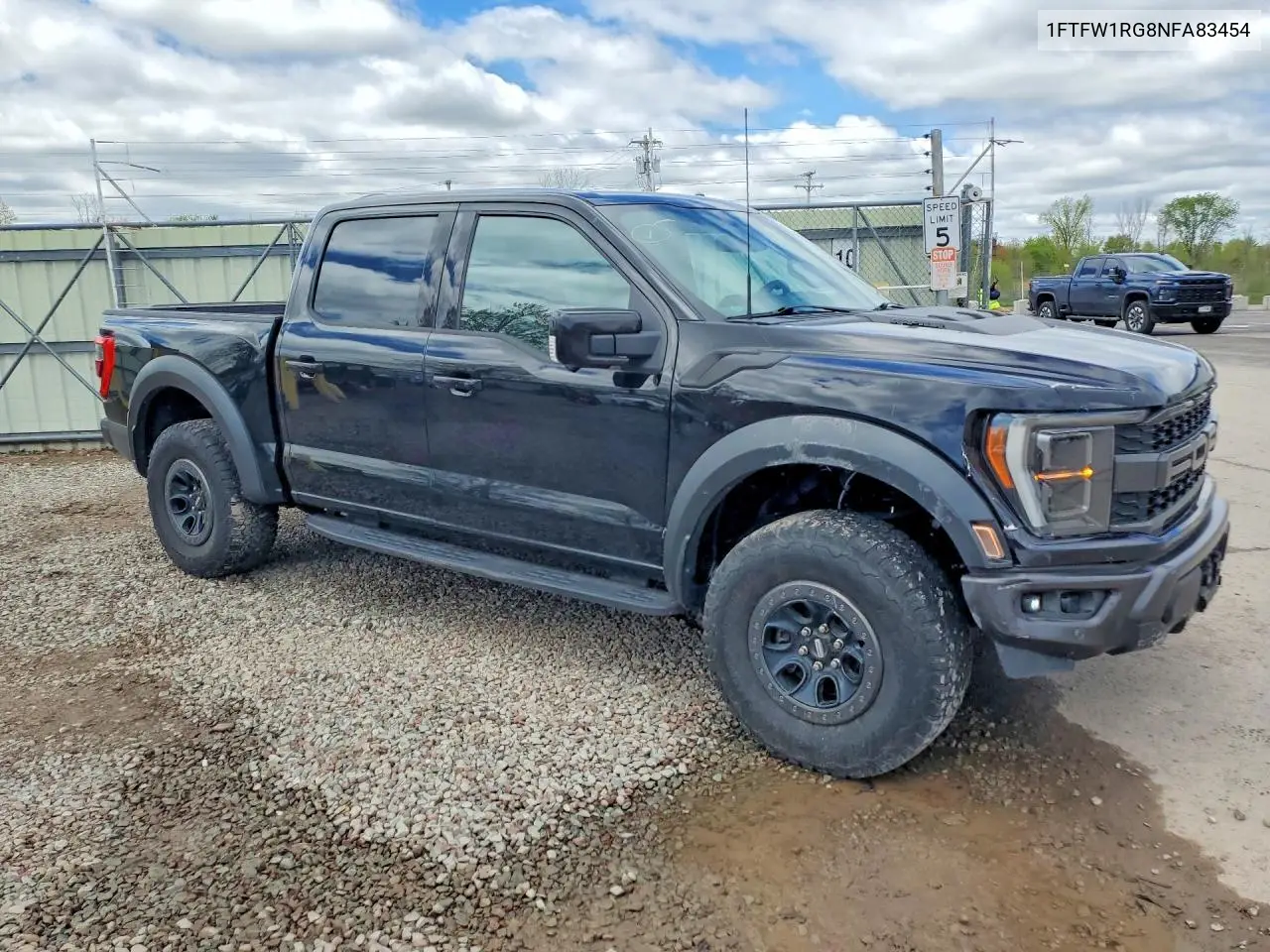 1FTFW1RG8NFA83454 2022 Ford F150 Raptor