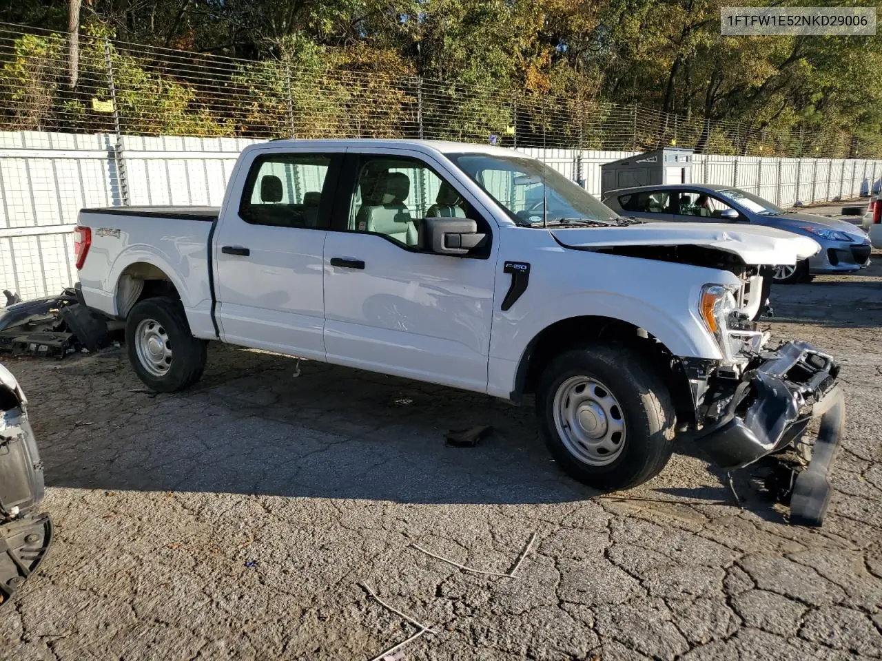1FTFW1E52NKD29006 2022 Ford F150 Supercrew