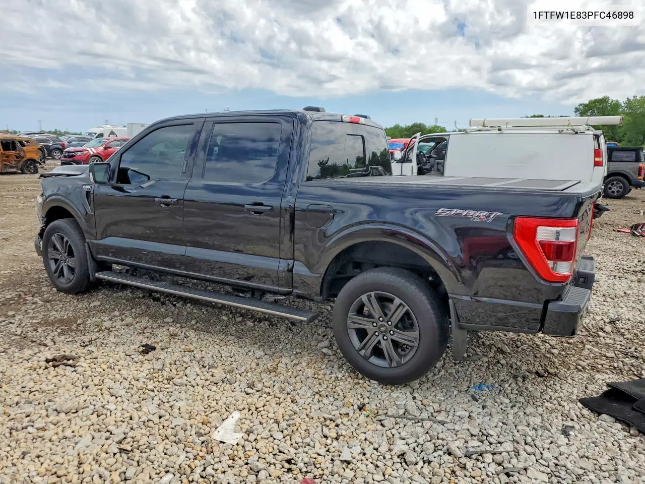2023 Ford F150 Supercrew VIN: 1FTFW1E83PFC46898 Lot: 56871756