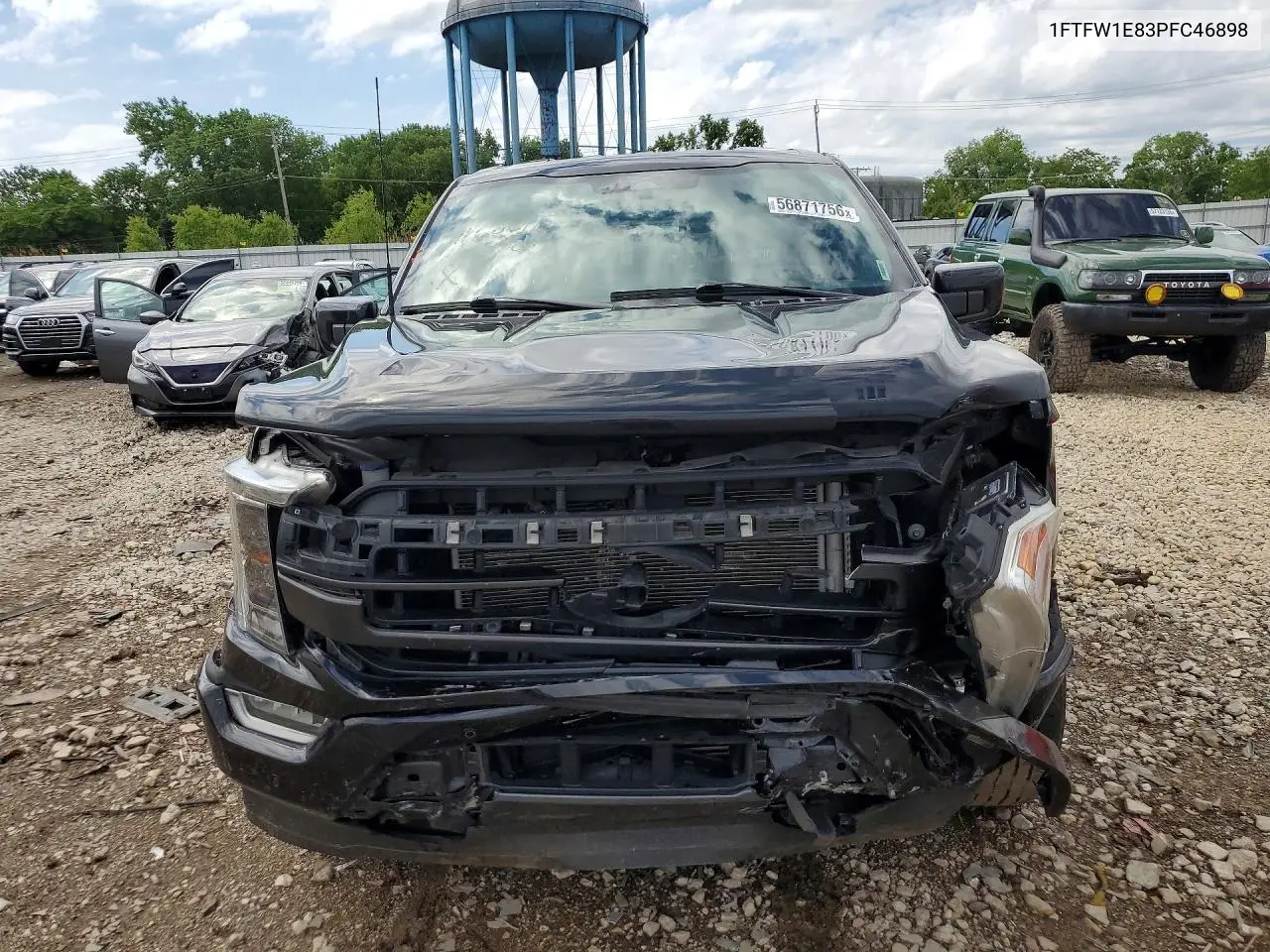 2023 Ford F150 Supercrew VIN: 1FTFW1E83PFC46898 Lot: 56871756