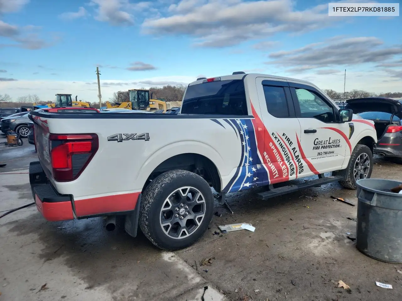 1FTEX2LP7RKD81885 2024 Ford F150 Stx