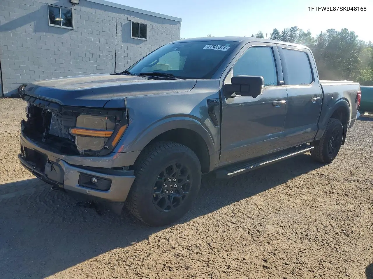 2025 Ford F150 Xlt VIN: 1FTFW3L87SKD48168 Lot: 57836316