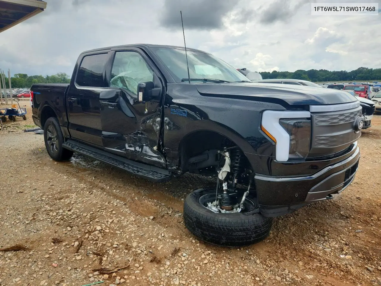 2025 Ford F150 Lightning Lariat VIN: 1FT6W5L71SWG17468 Lot: 60778026