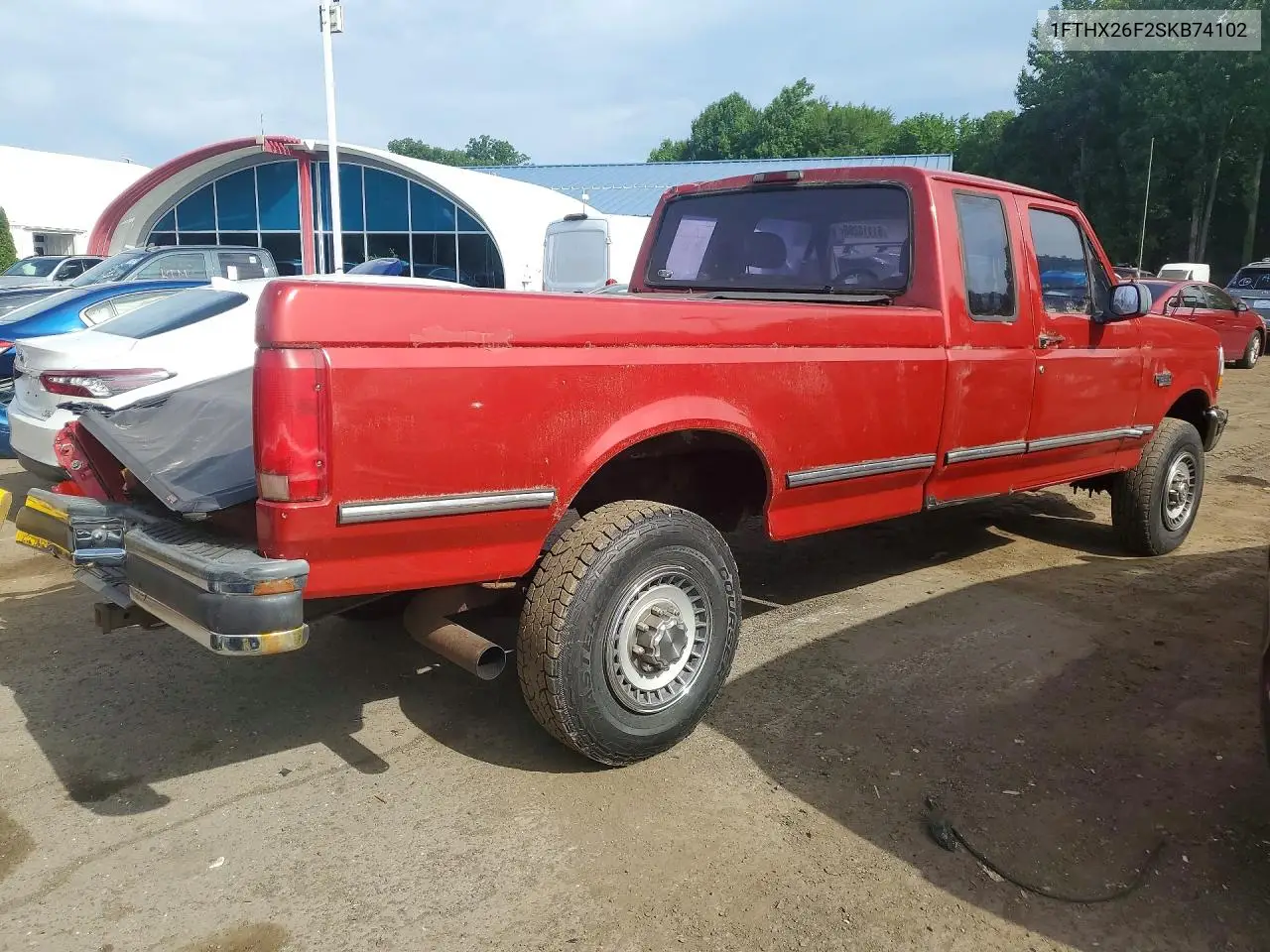 1995 Ford F250 VIN: 1FTHX26F2SKB74102 Lot: 61118286