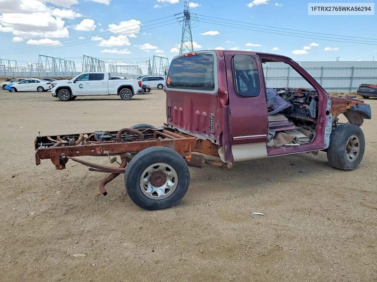 1998 Ford F250 VIN: 1FTRX2765WKA56294 Lot: 60971316