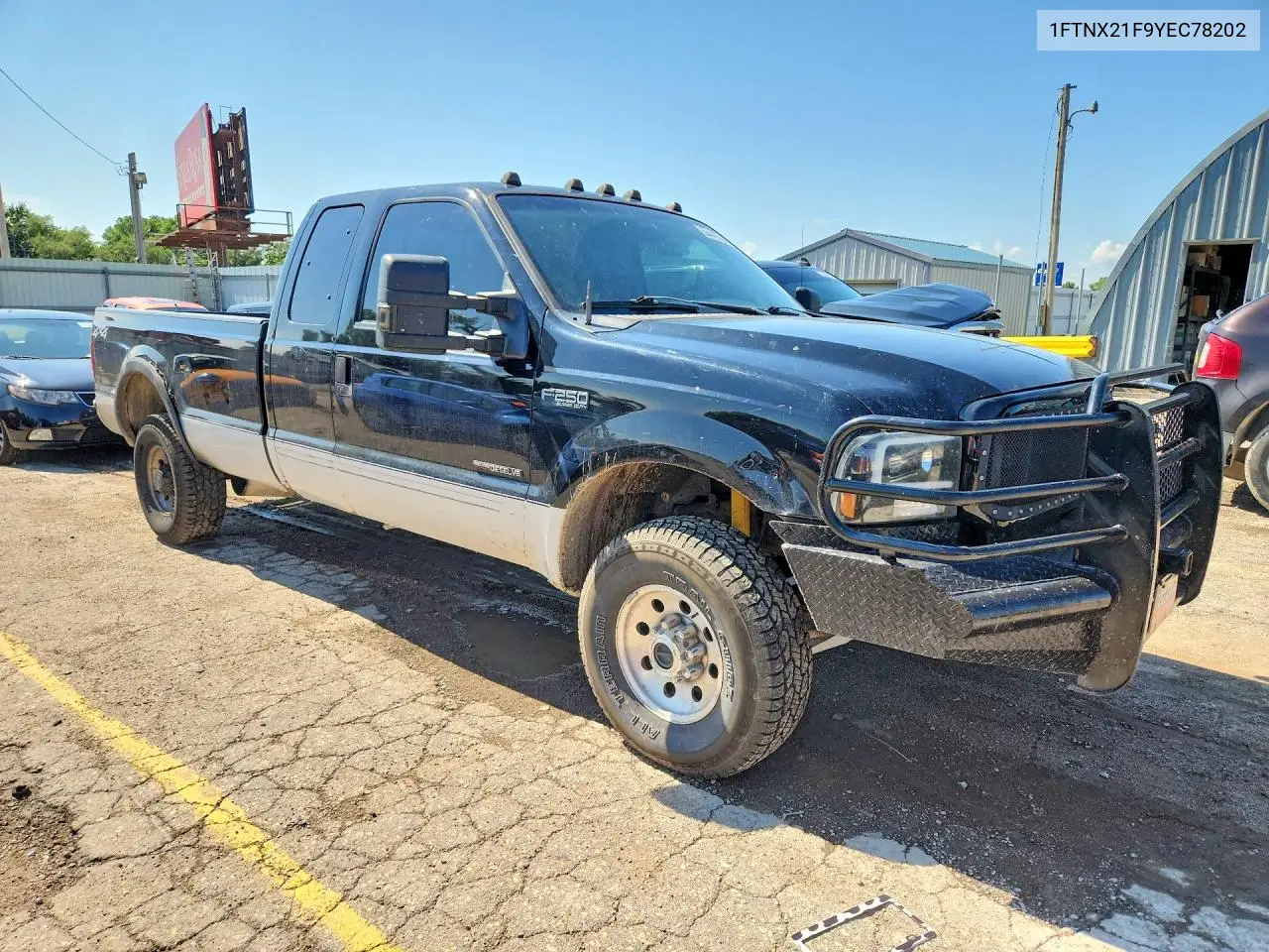 2000 Ford F250 Super Duty VIN: 1FTNX21F9YEC78202 Lot: 58443736