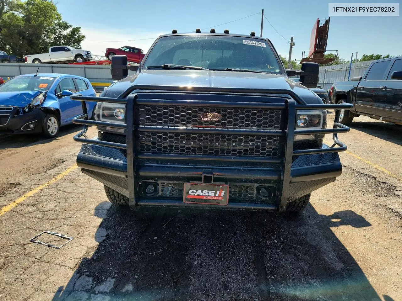 2000 Ford F250 Super Duty VIN: 1FTNX21F9YEC78202 Lot: 58443736