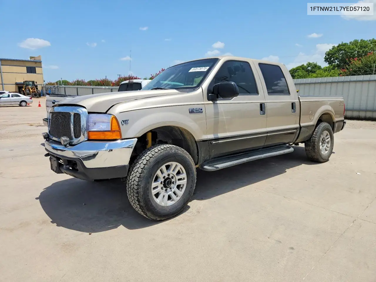 2000 Ford F250 Super Duty VIN: 1FTNW21L7YED57120 Lot: 60675876