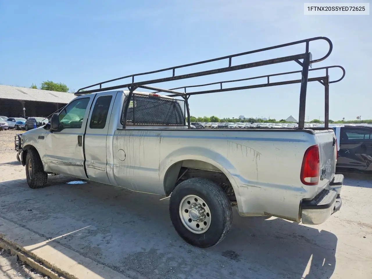 2000 Ford F250 Super Duty VIN: 1FTNX20S5YED72625 Lot: 61716536