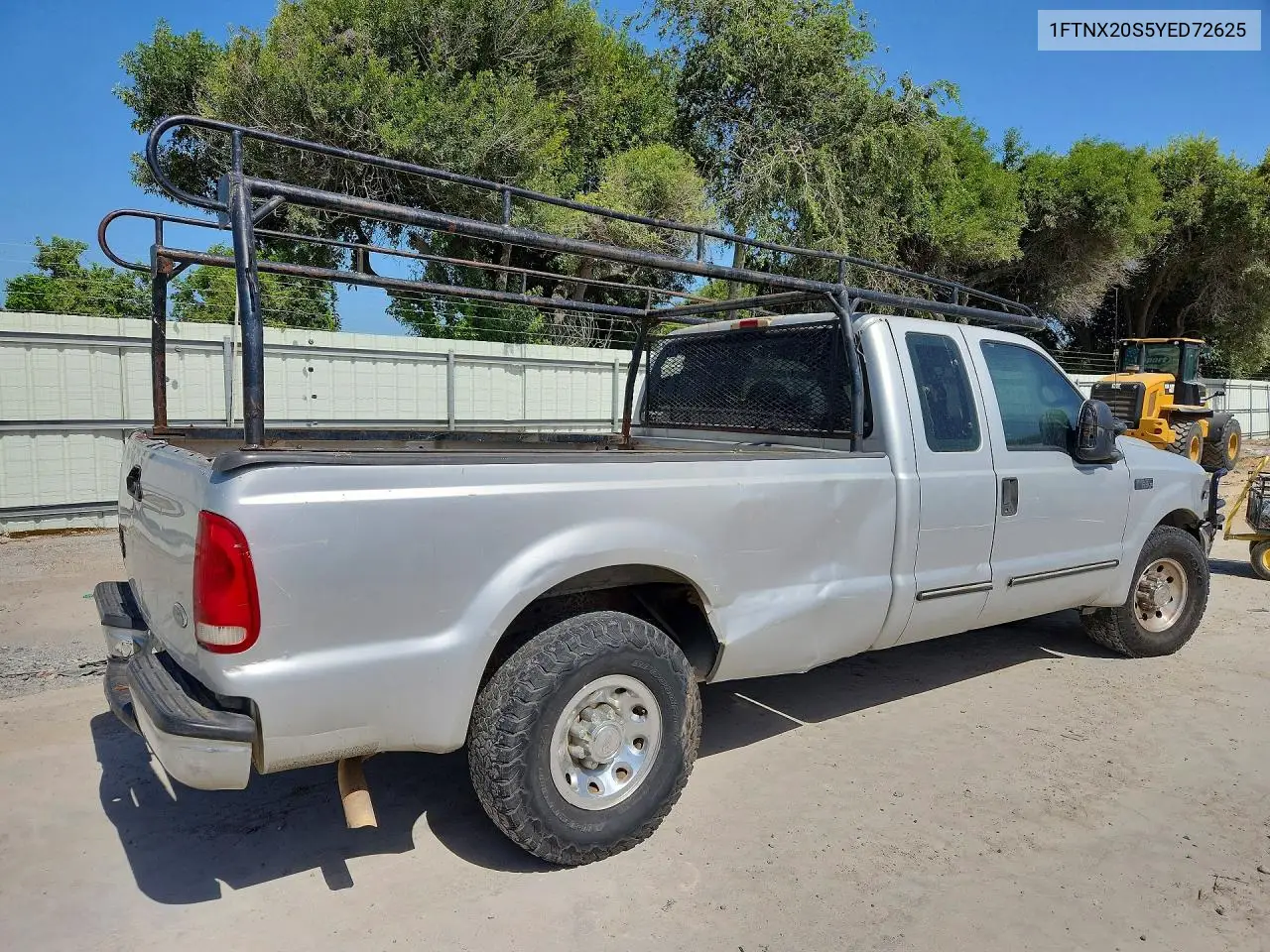 2000 Ford F250 Super Duty VIN: 1FTNX20S5YED72625 Lot: 61716536