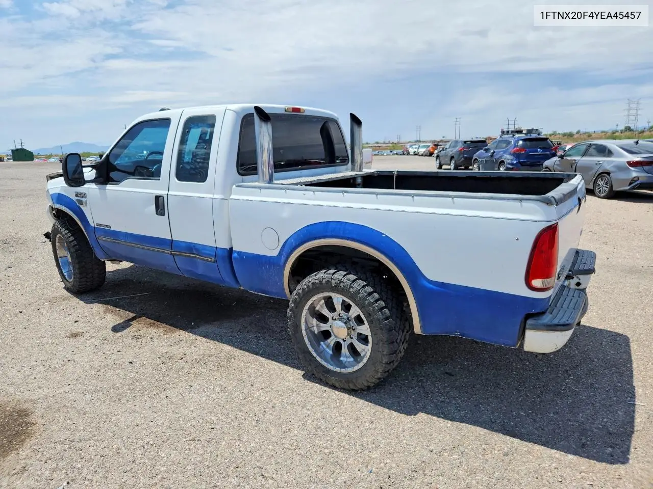 2000 Ford F250 Super Duty VIN: 1FTNX20F4YEA45457 Lot: 61717556