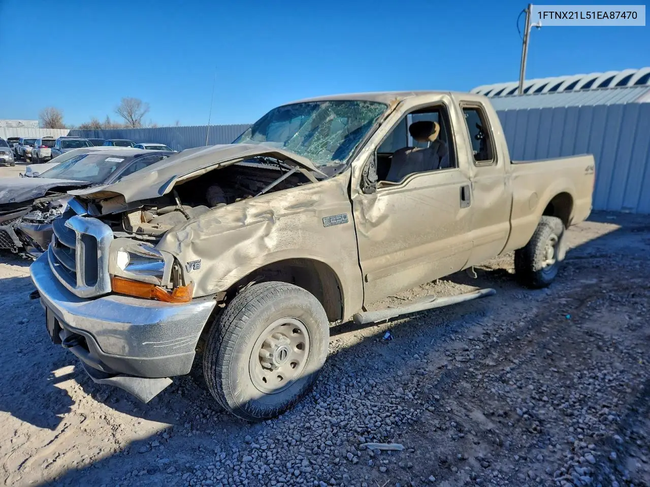 1FTNX21L51EA87470 2001 Ford F250 Super Duty