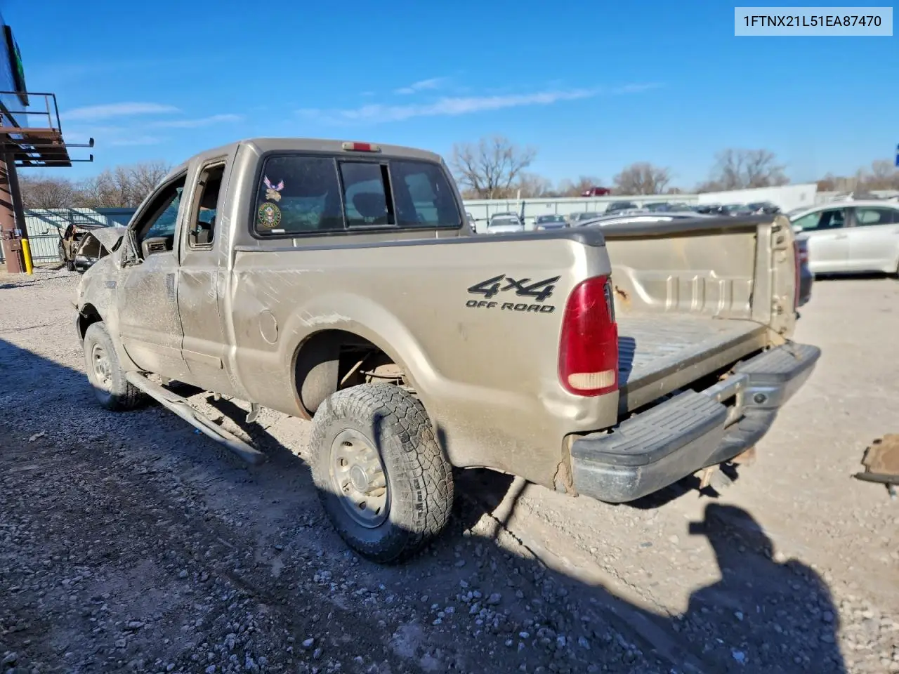 1FTNX21L51EA87470 2001 Ford F250 Super Duty