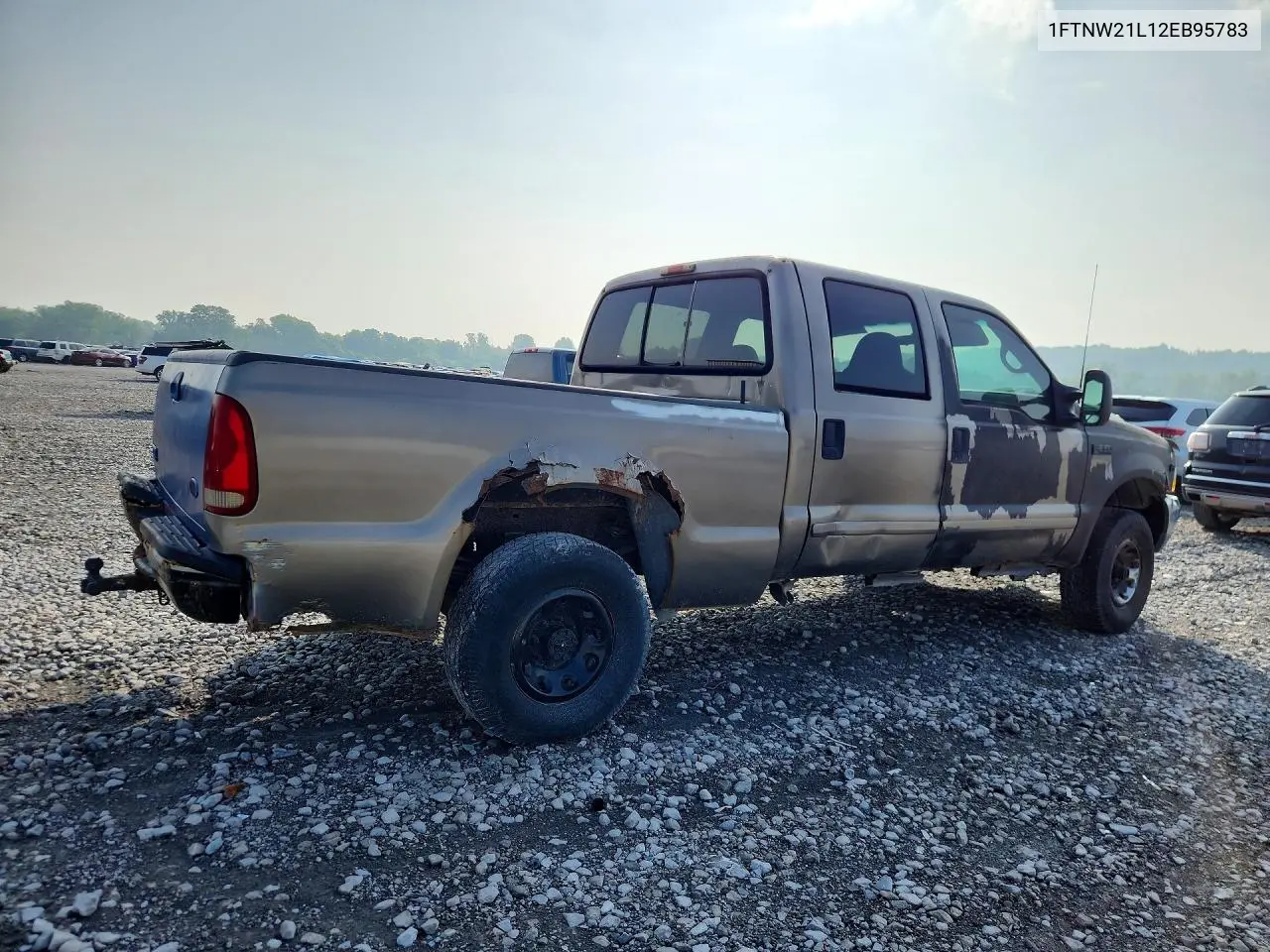 2002 Ford F250 Super Duty VIN: 1FTNW21L12EB95783 Lot: 61934806