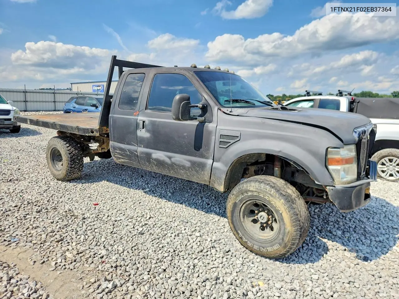2002 Ford F250 Super Duty VIN: 1FTNX21F02EB37364 Lot: 62020016