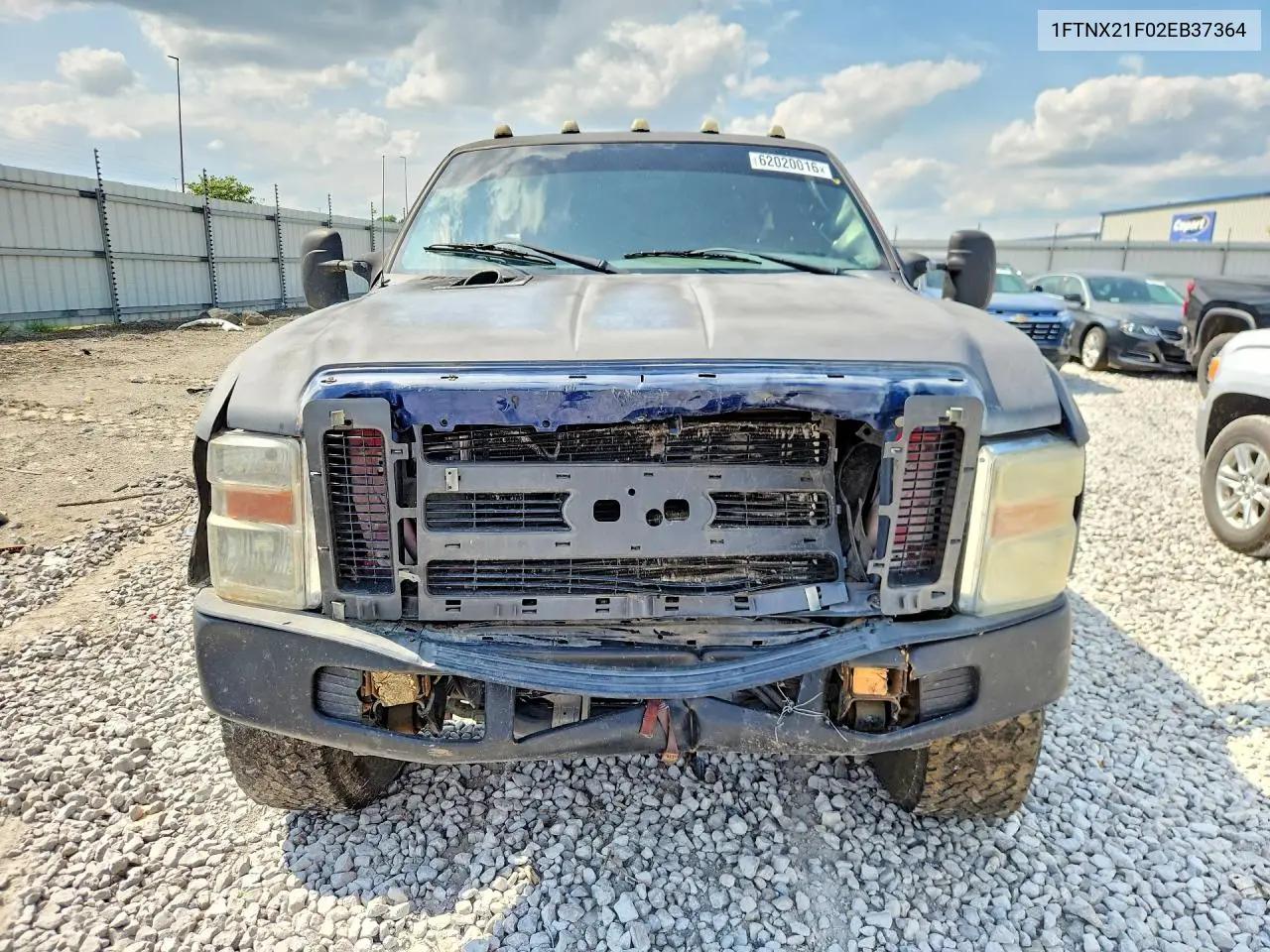 2002 Ford F250 Super Duty VIN: 1FTNX21F02EB37364 Lot: 62020016