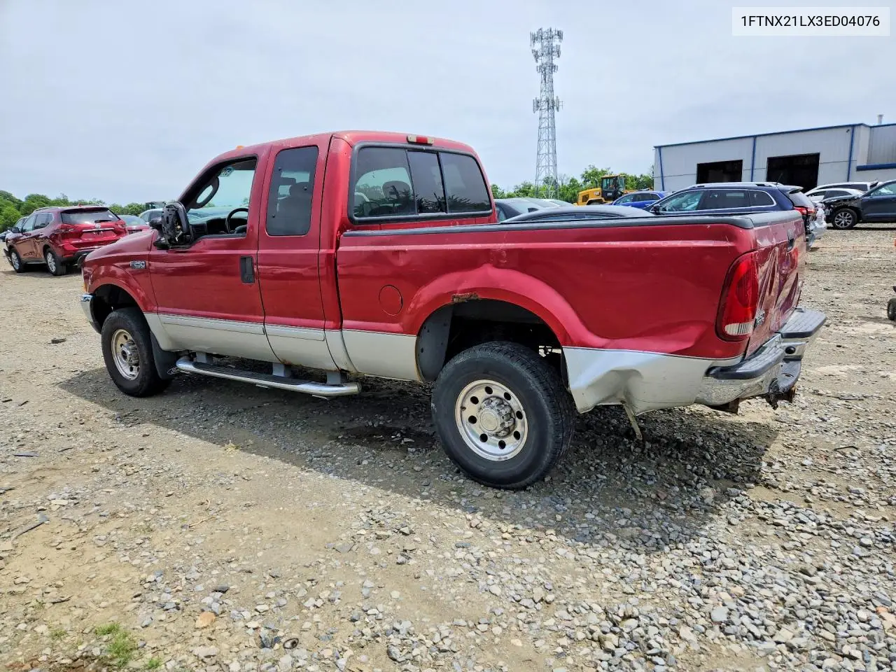 2003 Ford F250 Super Duty VIN: 1FTNX21LX3ED04076 Lot: 57931756