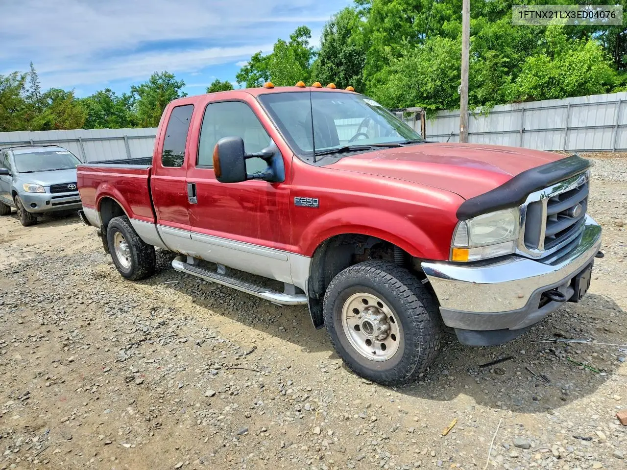2003 Ford F250 Super Duty VIN: 1FTNX21LX3ED04076 Lot: 57931756
