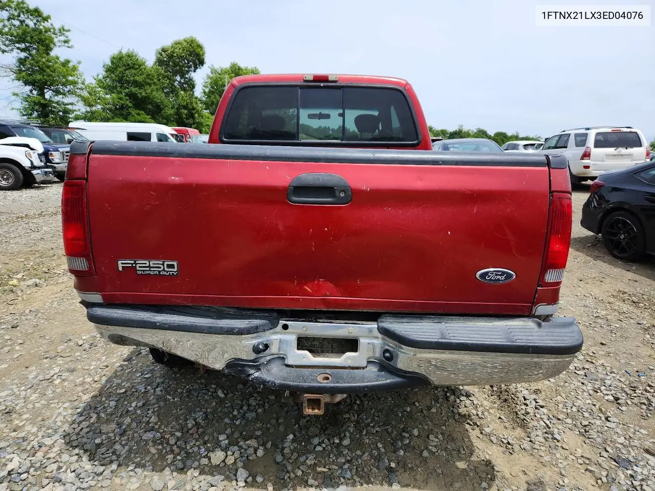 2003 Ford F250 Super Duty VIN: 1FTNX21LX3ED04076 Lot: 57931756