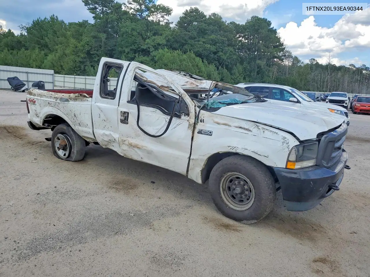 2003 Ford F250 Super Duty VIN: 1FTNX20L93EA90344 Lot: 59618706