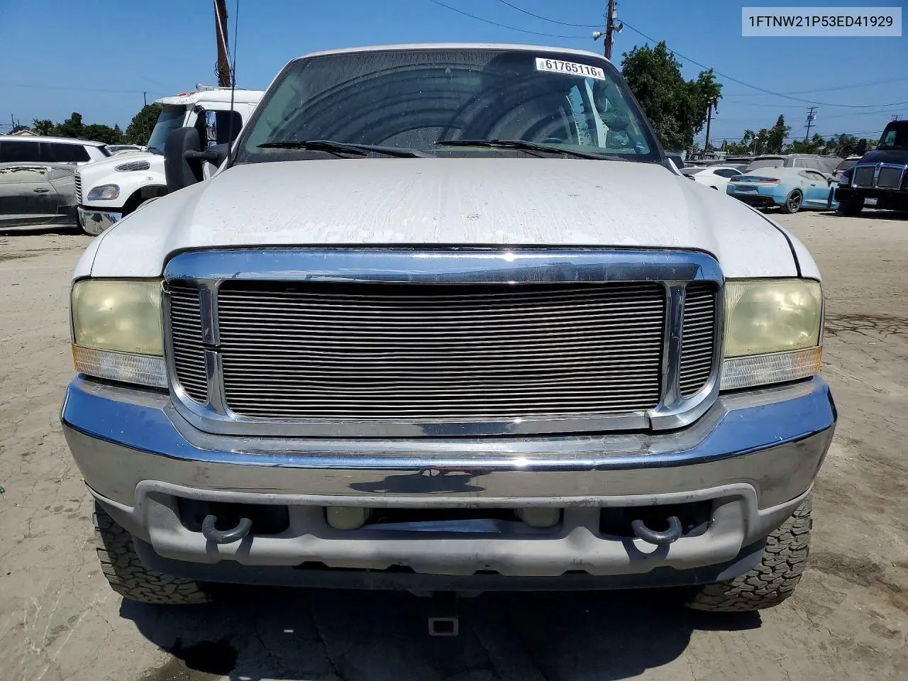 2003 Ford F250 Super Duty VIN: 1FTNW21P53ED41929 Lot: 61765116