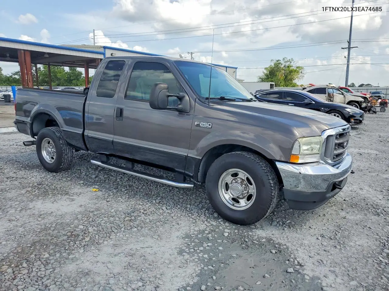2003 Ford F250 Super Duty VIN: 1FTNX20LX3EA74685 Lot: 62031226