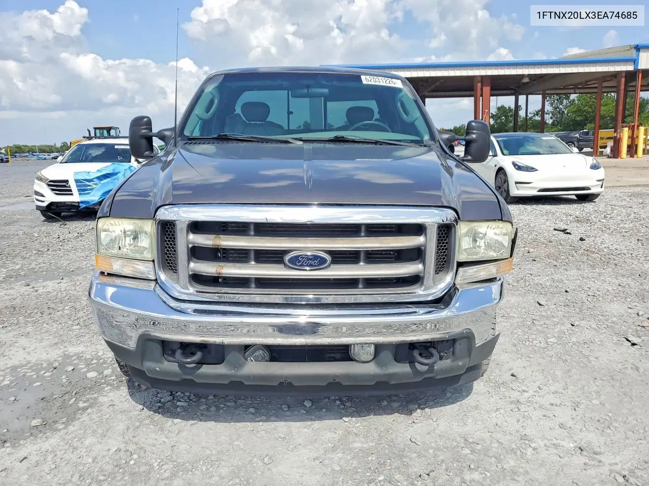2003 Ford F250 Super Duty VIN: 1FTNX20LX3EA74685 Lot: 62031226